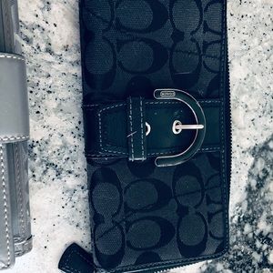 Coach zip around wallet